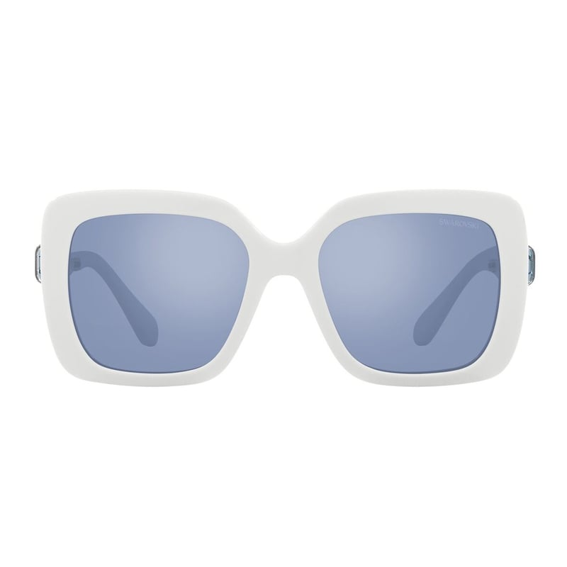 Gafas De Sol Swarovski White Light Blue Mirror Silver SWAROVSKI falabella