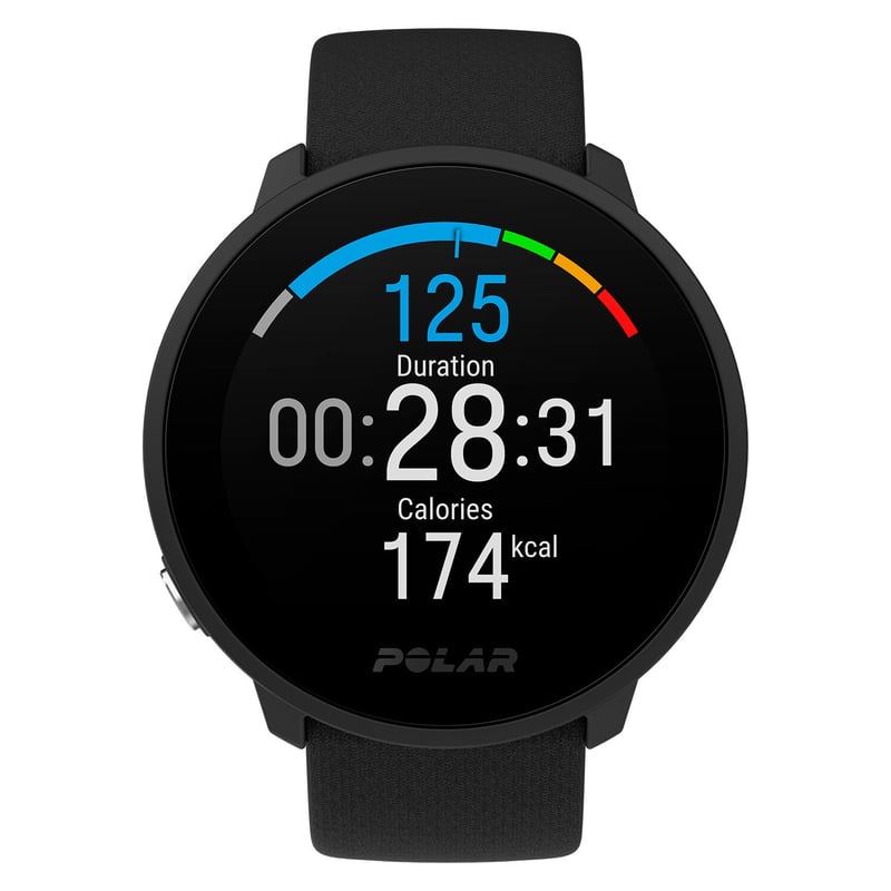 Smartwatch Polar Reloj Digital Unisex Unite Negro 30.4 mm