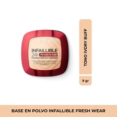 undefined - Polvo Compacto Fresh Wear Infallible Loreal Paris 9 g