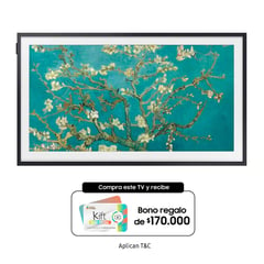 Combo Samsung 55 pulgadas | Incluye Marco Color Café | 4K Ultra HD Smart TV
