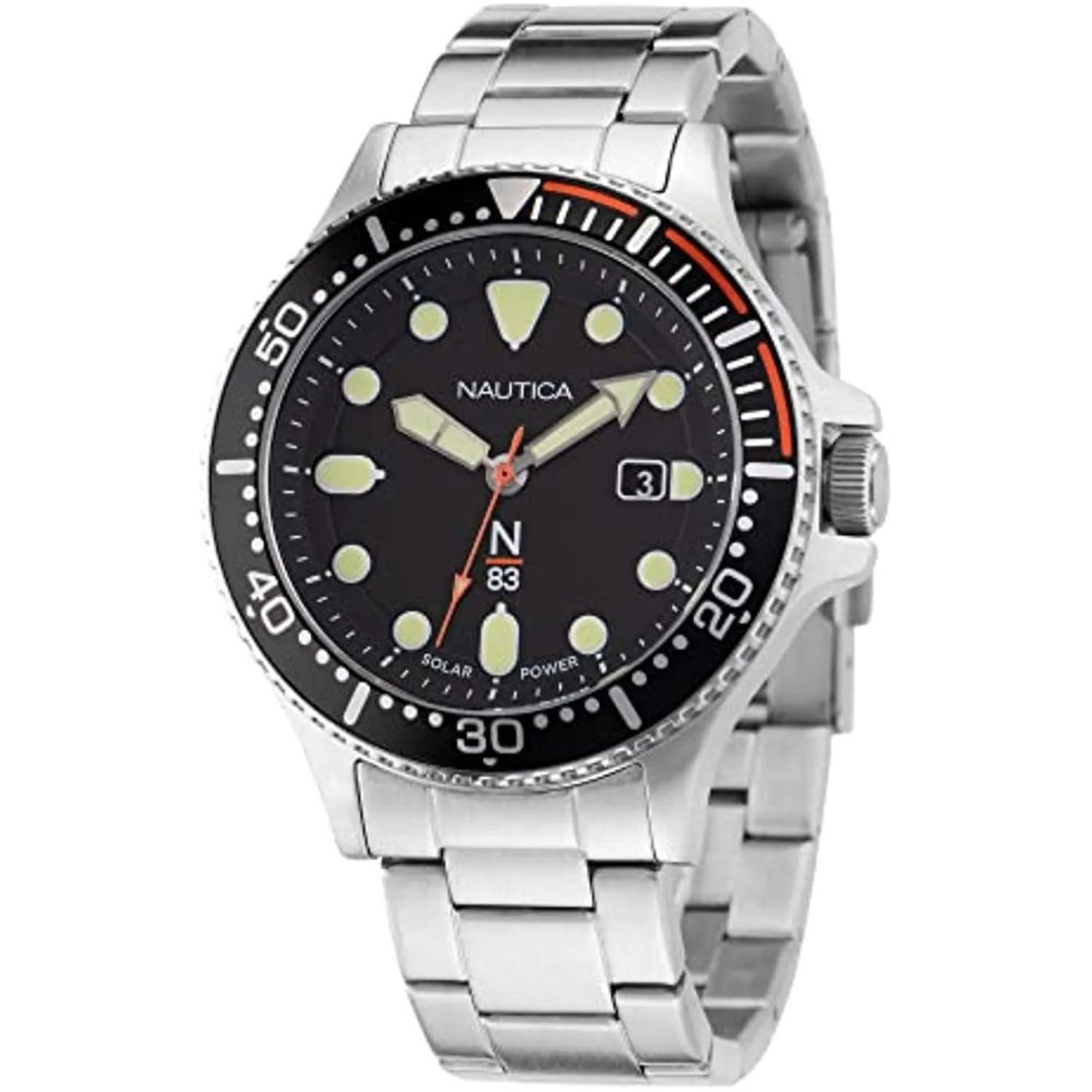 Reloj Nautica para Hombre Reloj Analogo Plateado Acero inoxidable NAUTICA falabella