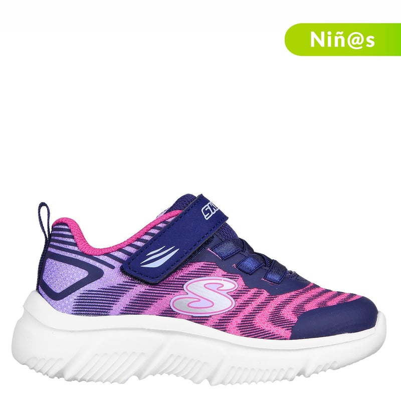 Tenis Skechers Gorun650 Fierceflash para Nina Velcro