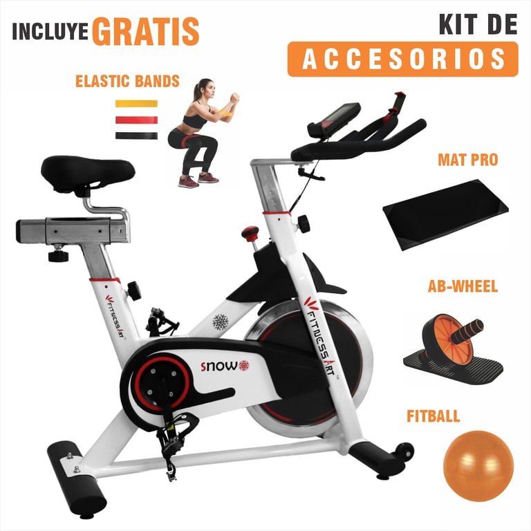 Bicicleta Spinning de banda manual 50%