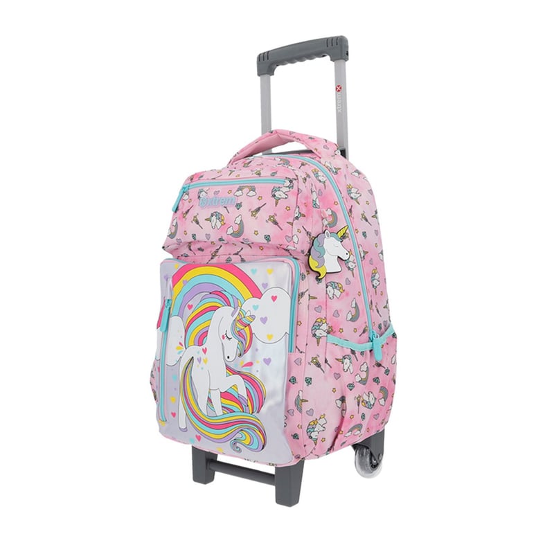 Maleta escolar con ruedas para ninos X Trem Unicornio XTREM falabella