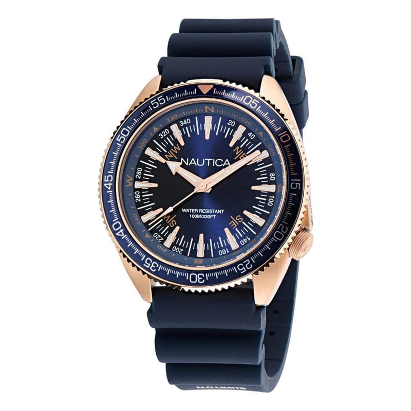 Reloj Nautica para Hombre Vintage Reloj Analogo Silicona Azul NAUTICA falabella