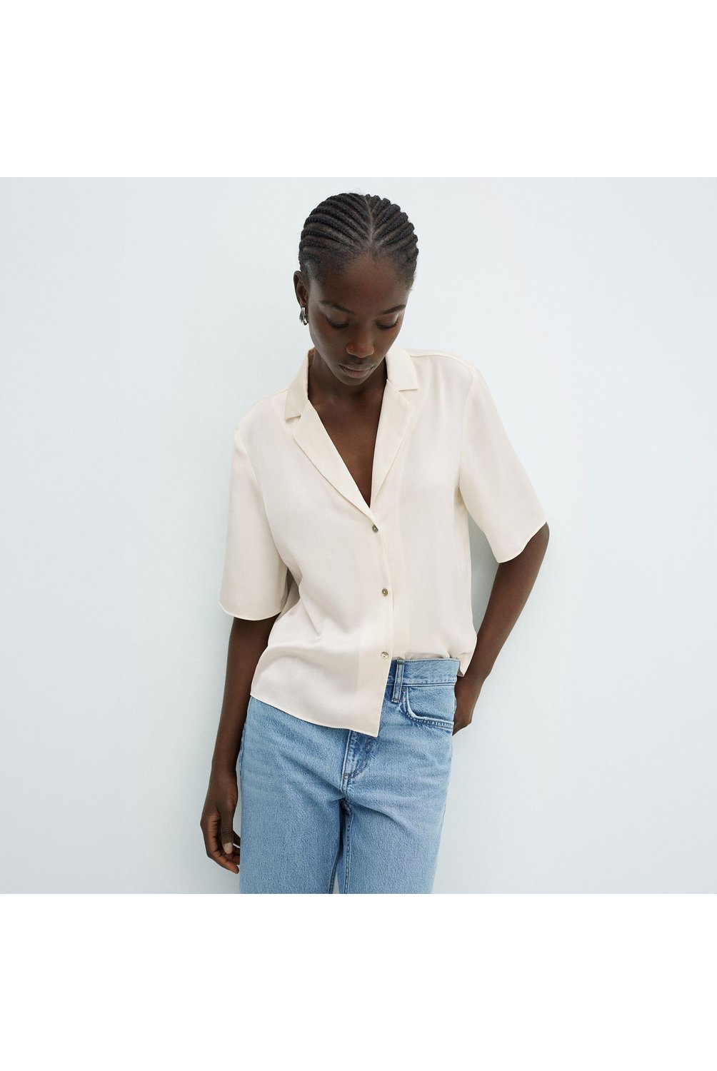 Camisa Mujer Manga corta MANGO MANGO falabella