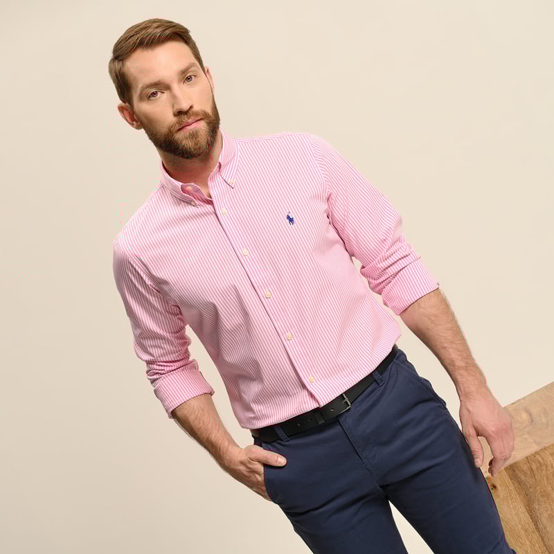 Camisa Hombre de Rayas Manga larga de Algodon Polo Ralph Lauren RALPH LAUREN falabella