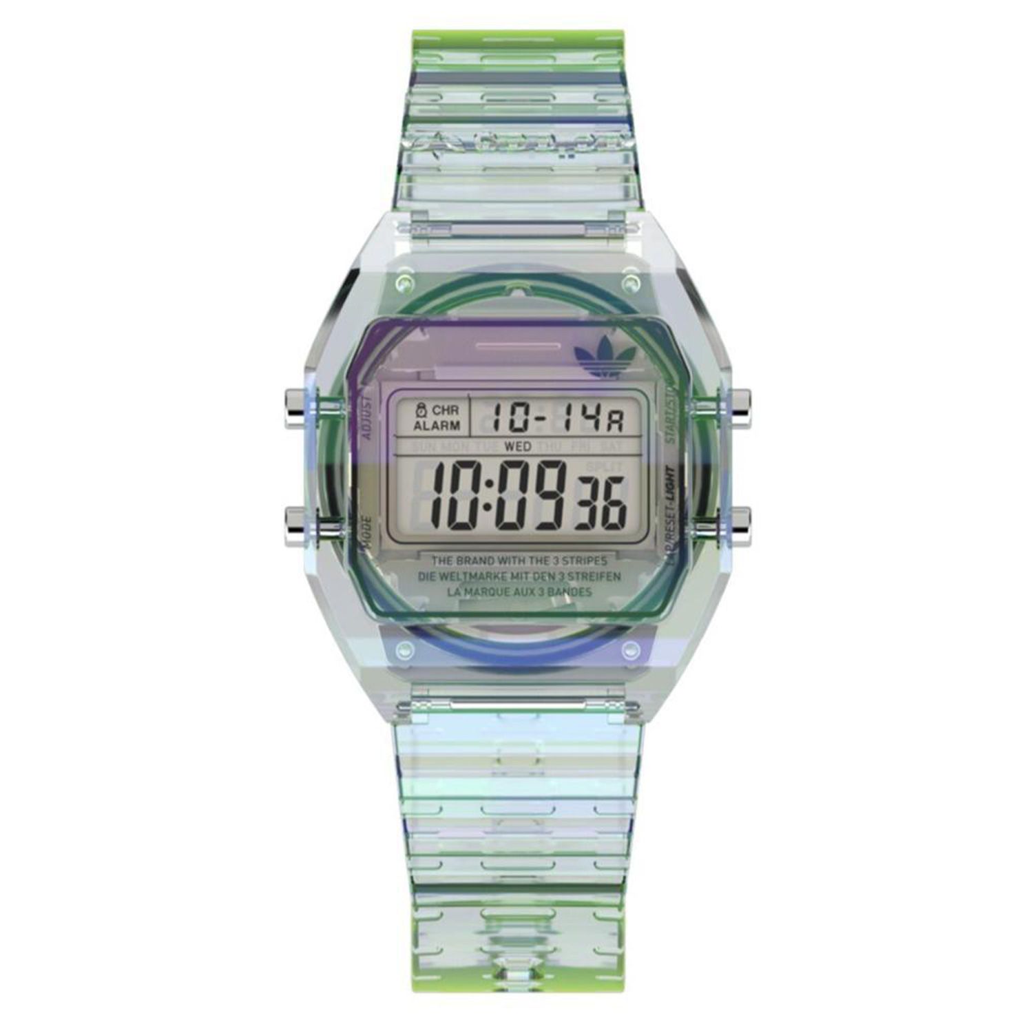 Reloj Adidas para Unisex Digital Two Crystal Reloj Digital Plastico Transparente ADIDAS falabella