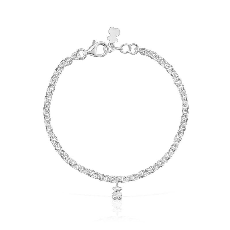 Pulsera cadena de plata Bold Bear TOUS falabella