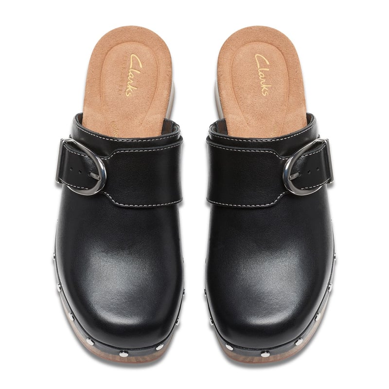 Suecos para Mujer Clarks con tacon Medio Sivanne Sun Zapatos Clarks Slip On moda Mujer