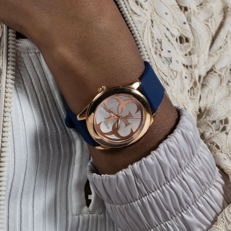 Reloj Guess Mujer G TWIST. Reloj Silicona Azul W0911L6 GUESS falabella