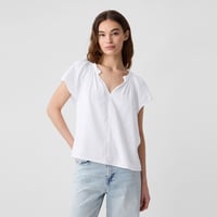 Blusa Mujer Manga corta globo de Algodon Gap GAP falabella
