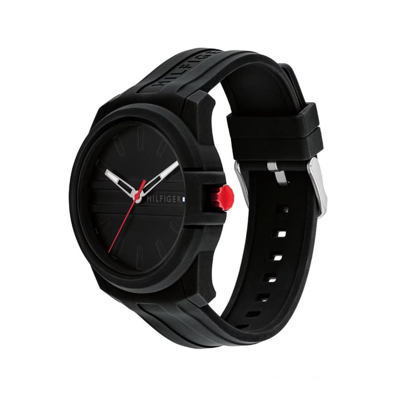Reloj tommy negro hombre shop