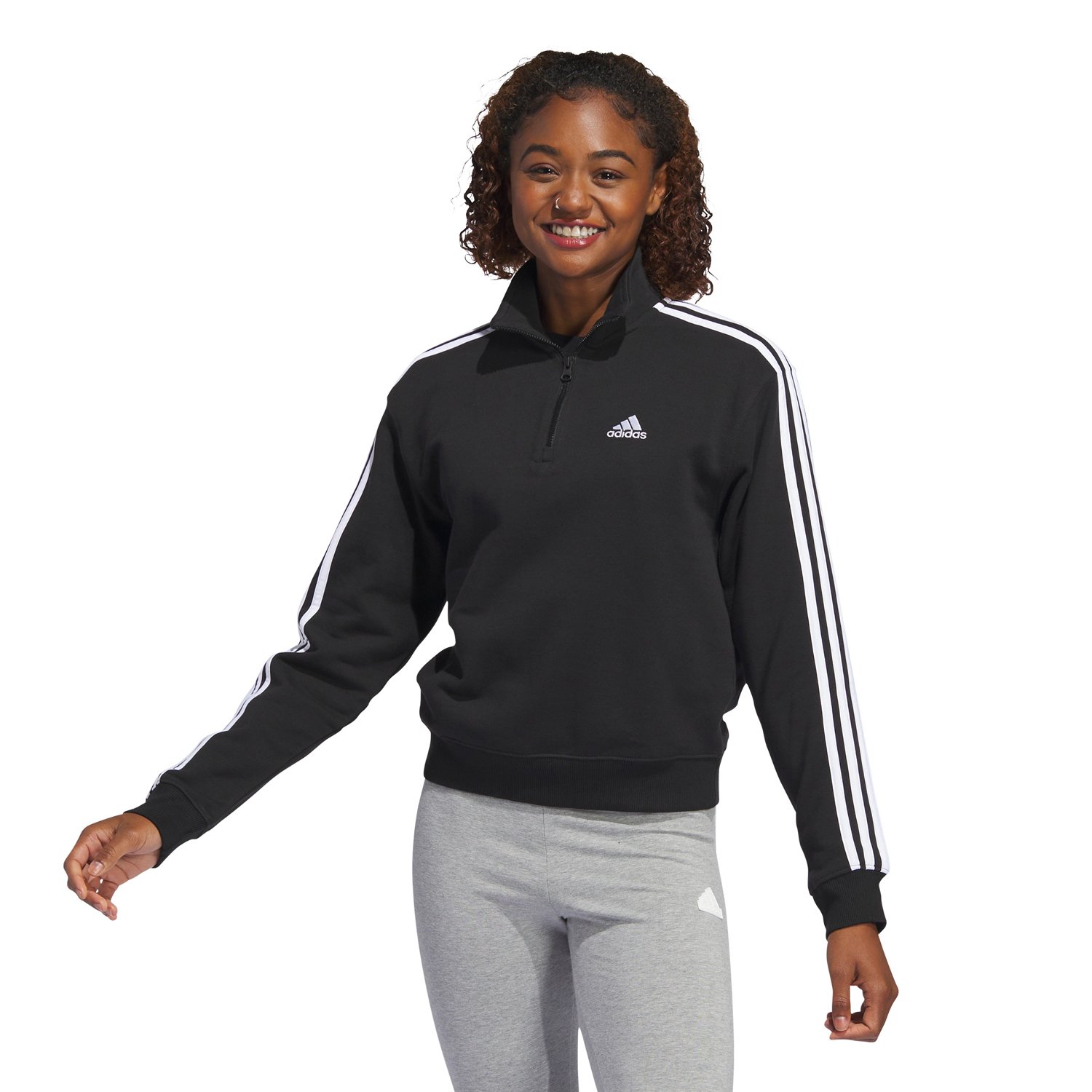 Buzo adidas mujer gris shop