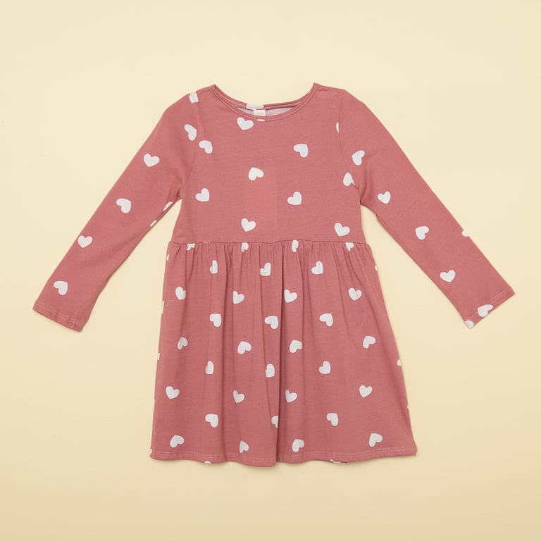 Vestido Niña Manga Larga Algodón Jersey - Vestido Camiseta Casual Con Bordados Bonitos Para Bebés Y Niñas Pequeñas