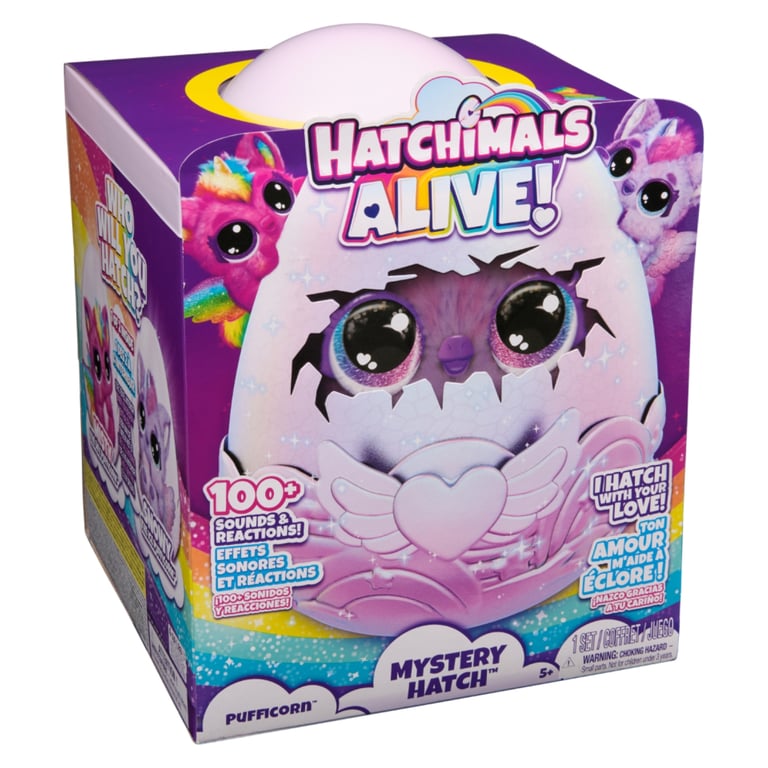 Hatchimals Alive Huevo Pufficorn 60%