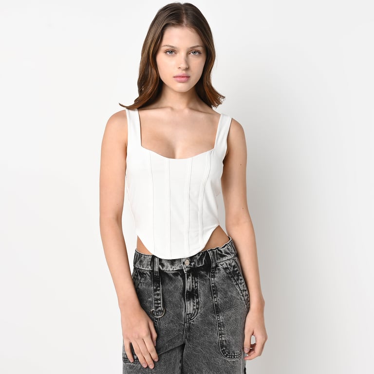 Corsé Bustier Negro Con Cordones Y Ballenas - Estilo Gótico Victoriano, Efecto Moldeador - Para Halloween Y Fiestas