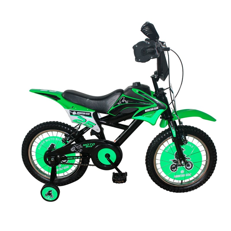 Mountain Gear - Bicicletas Infantil Mountain Gear Motobike 16 Pulgadas