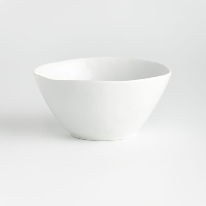 CRATE & BARREL - Bowl Mercer Blanco 16 cm