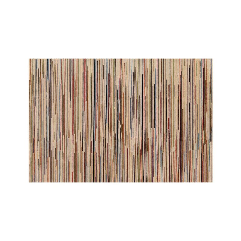 Crate & Barrel - Tapete a Rayas Savoy Crema 183 x 274 cm
