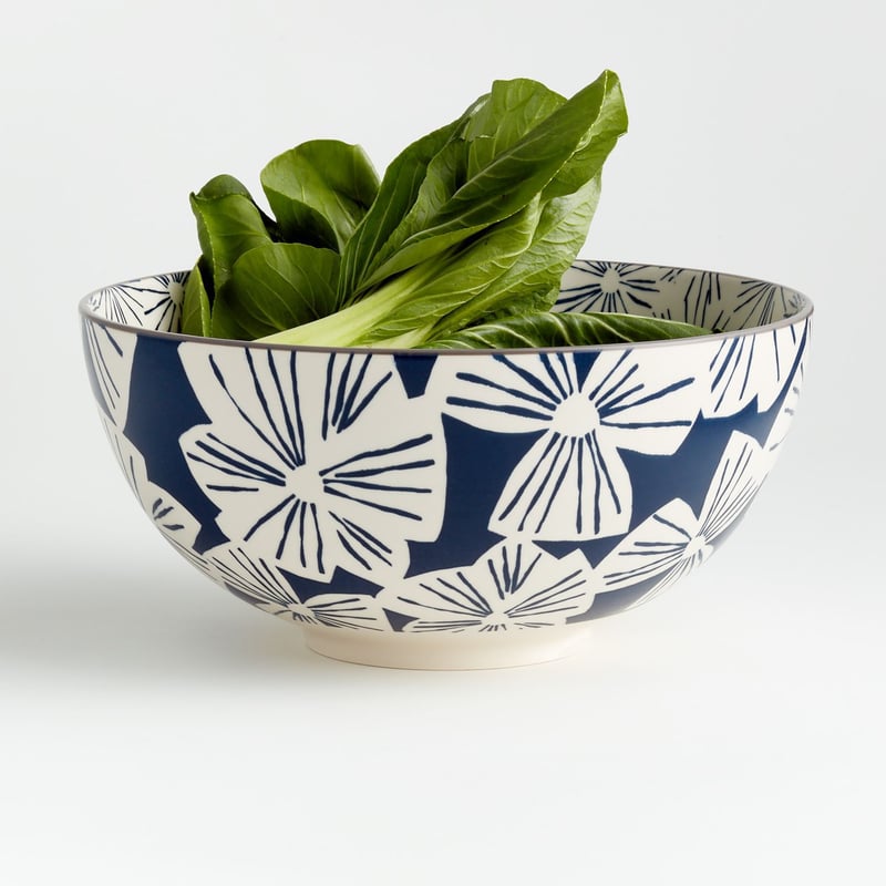 CRATE & BARREL - Bowl Mai Floral en Gres 24 cm