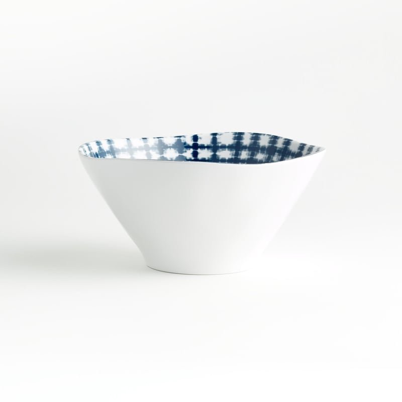 Crate & Barrel - Bowl Marin Shibori en Melamina 16 cm