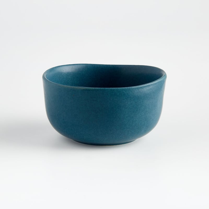 Crate & Barrel - Mini Bowl Coimbra Azul en Cerámica 10 cm 