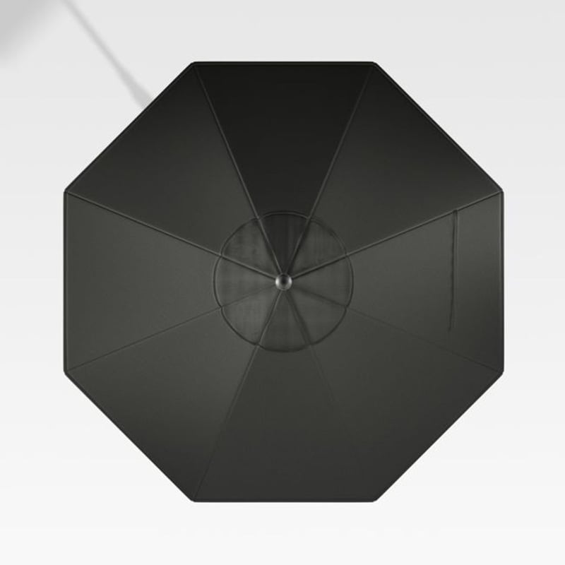 CRATE & BARREL - Parte 1 Cubierta de Sombrilla Sunbrella Negro 274 cm