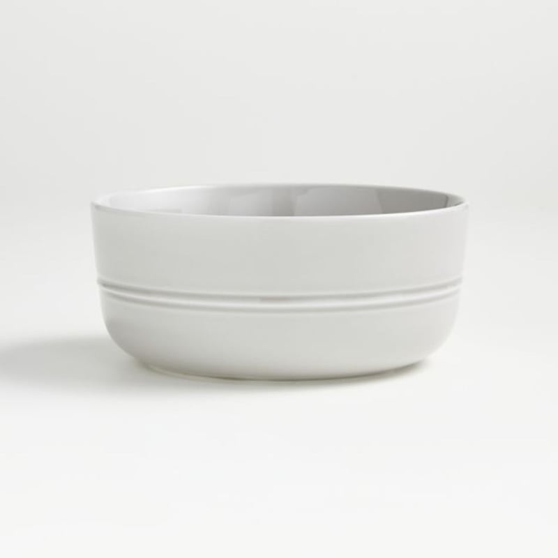 CRATE & BARREL - Bowl Hue Gris Claro 15 cm 