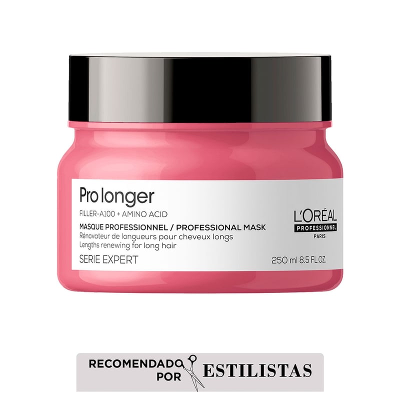 Mascarilla Loreal Professionnel ProLonger engrosa puntas del largo ...