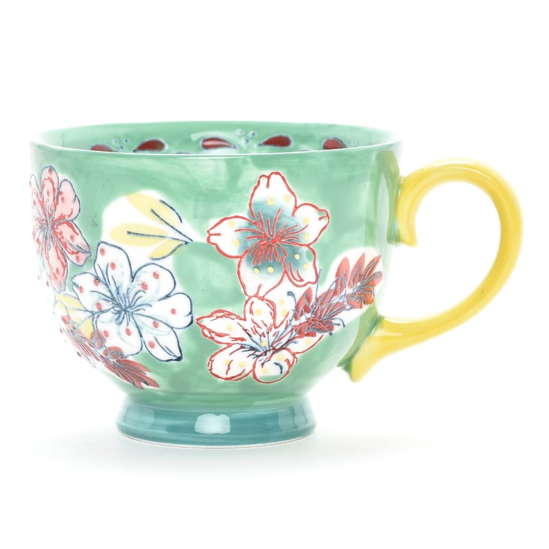 Roberta Allen - Mug 15 cm Flori Verde