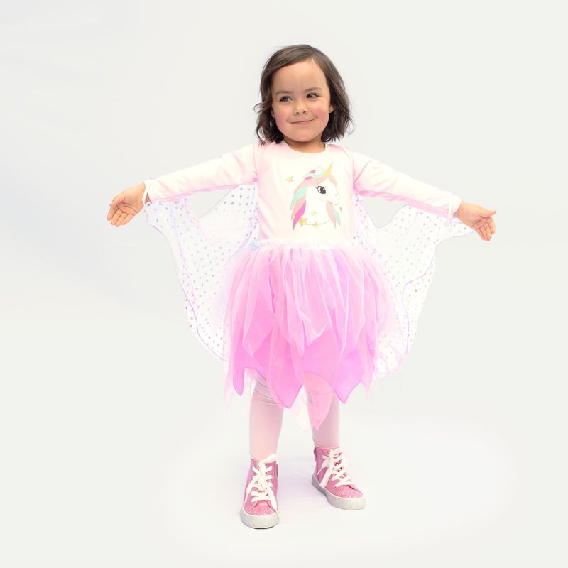 Disfraz de unicornio capa y tutu para nina Yamp