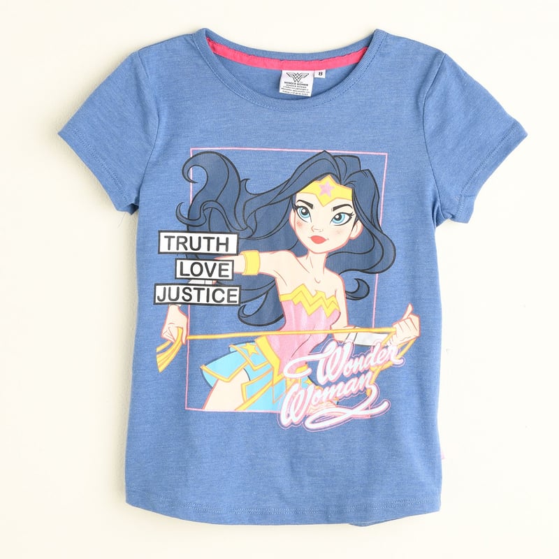 DC COMICS - Camiseta Niña DC Super Hero Girls