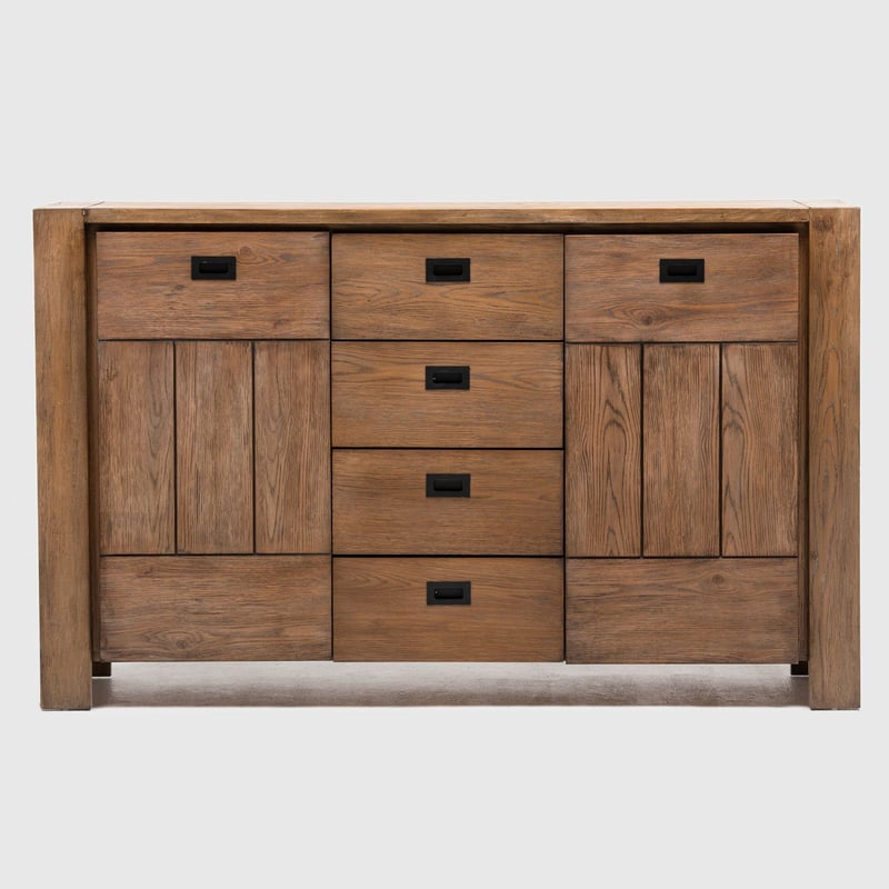 Bifé Moderno 2 Puertas 4 Cajones en Madera de Roble Lake Tahoe 146 x 90 ...