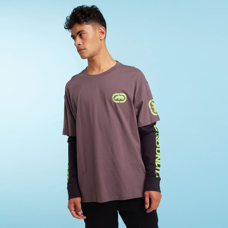 ECKO - Camiseta Hombre Manga larga Ecko