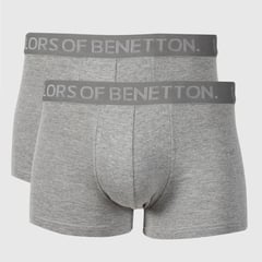 BENETTON - Boxers para Hombre Pack de 2 de Algodón Benetton