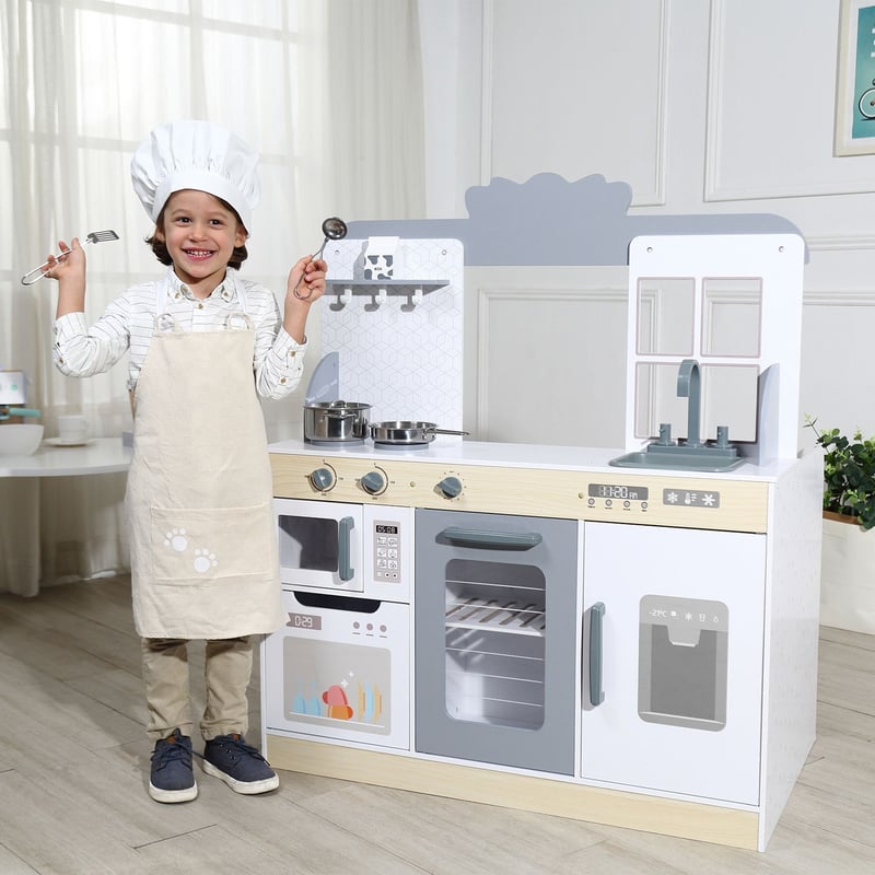 Cocina de juguete Madera Edufun 2 En 1 Cocina y Comedor falabella
