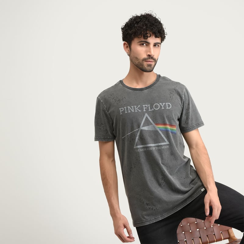 DENIMLAB - Camiseta Manga corta Hombre Pink Floyd