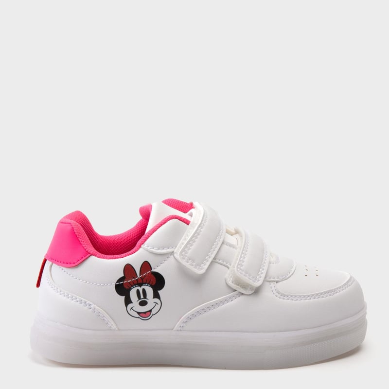 DISNEY - Tenis Minnie Mouse Disney Niña Velcro