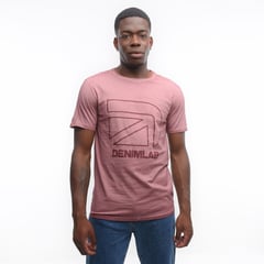 DENIMLAB - Camiseta para Hombre Manga corta con Estampado Denimlab