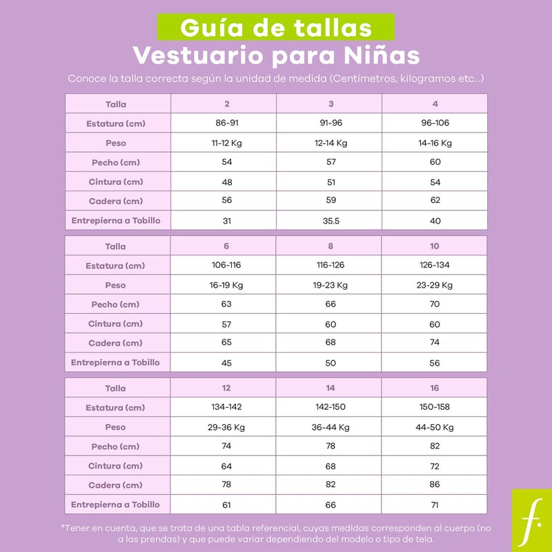 Talla 134 niña sale