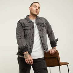 MOSSIMO - Chaqueta de jean para Hombre de Algodón Mossimo