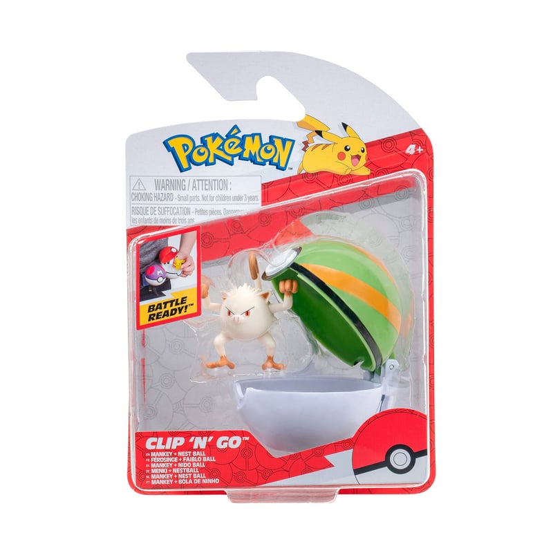 Figura de Juguete Pokemon Mankey incluye Pokebola Pokemon A partir de los 4 anos POKEMON falabella