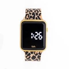 SYBILLA - Reloj Digital Sybilla para mujer Leopard