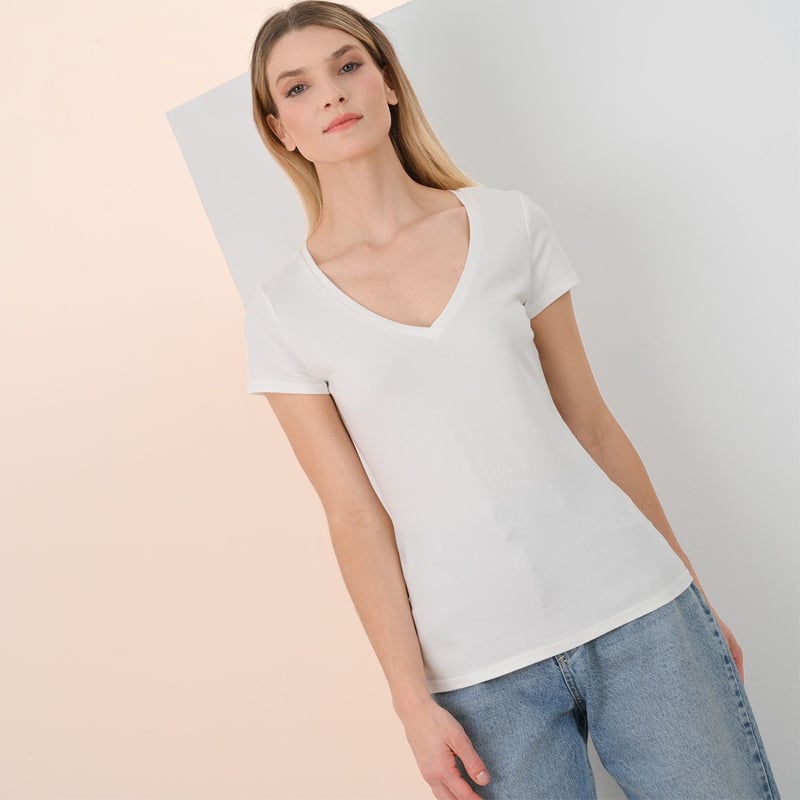 Blusa para Mujer Manga corta de Algodon Basement BASEMENT falabella