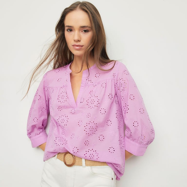 blusa-para-mujer-con-ojalillo-manga-3-4-de-algod-n-university-club