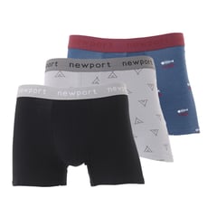 NEWBOAT - Boxers para Hombre Pack de 3 Newboat