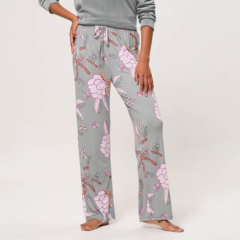 Pantalon de pijama Mujer Largo con Flores University Club UNIVERSITY CLUB falabella