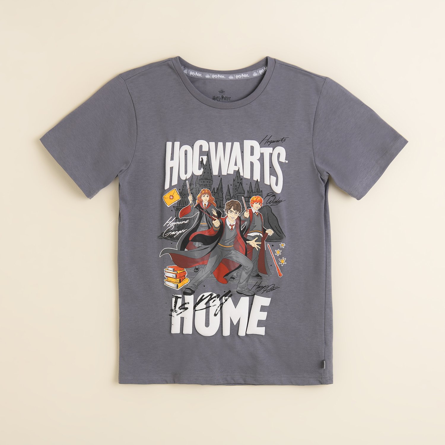 Camiseta Nino con Estampado Manga corta Algodon Harry Potter