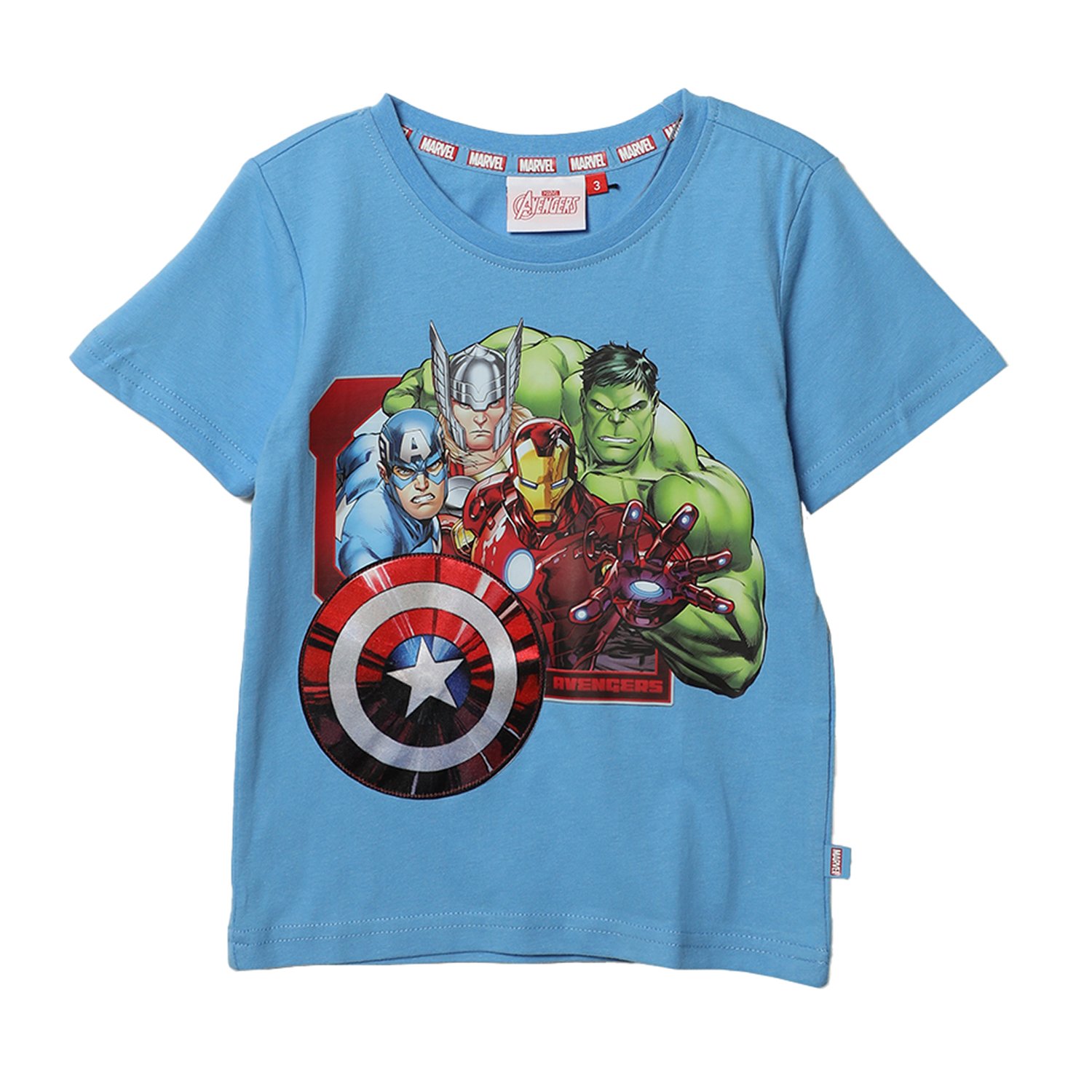 Camiseta Nino Manga corta Algodon Avengers